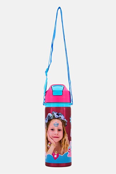 Like Nastya Little Princess Stainless Water Bottle 600ml, Multicolor