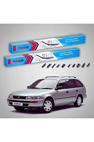 TEAMCAR Wipers Toyota Corolla E10 Estate 1992-1997 | Front Set Flat Premium –...