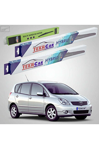 TEAMCAR Wipers Toyota Corolla Verso E12 MPV 2002-2004 | Front and Rear Set Hy...