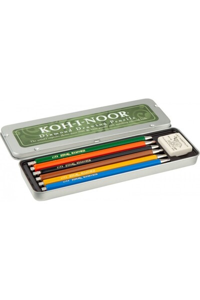 Koh-i Noor Set 6 Creioane Mecanice, 2 mm, Versatil