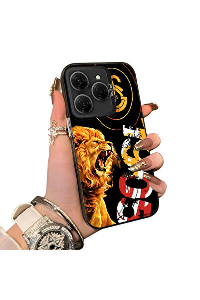 PATTERNOVA Tecno Spark 20 Pro 4G/5G Uyumlu Aslan Grafiti Sanatı Sert Kılıf,Çi...