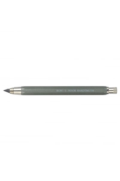 Koh-i Noor Creion Mecanic Metalic cu Ascutitoare, 5.6 mm, Verde, Koh-I-Noor