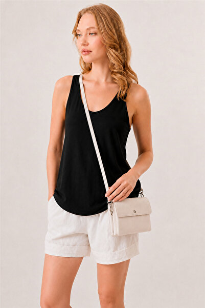 HomeStore Envelope Cover Snap Fastener Shoulder Strap Cover Wallet