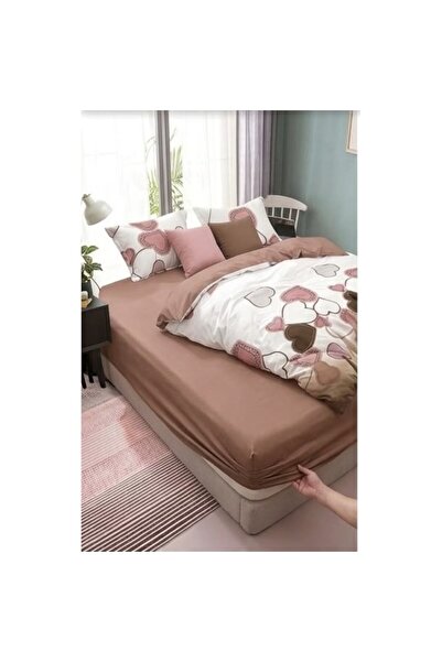 Casa Pucioasa Set lenjerie pat dublu 6 piese, Finet, Casa Pucioasa, Cearșaf c...
