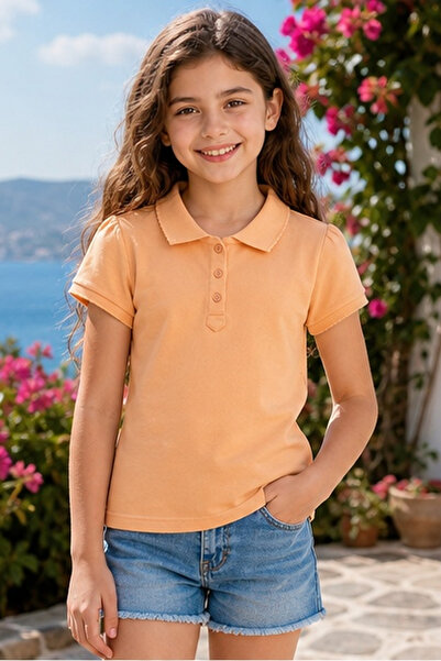 ETEN Girls Basic Polo T-Shirt