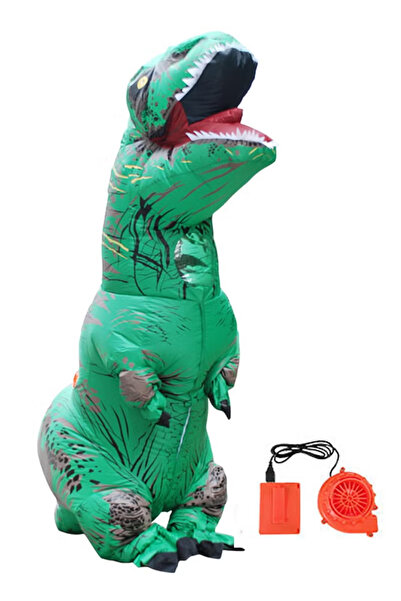 VUCATIN Inflatable Dinosaur Costume Adult Fancy Dinosaur Suit Blow up Trex Fu...