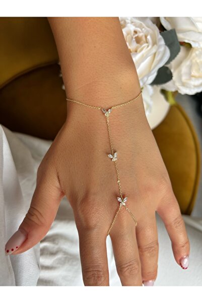 ToffyStore ساعة شاهميران الذهبية بتفاصيل فراشة