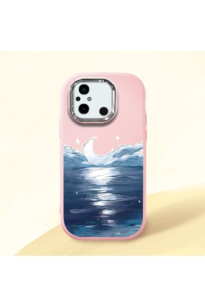 ucuc Poco C55 Compatible Shock-Absorbing Camera Protected Pink Silicone Case ...