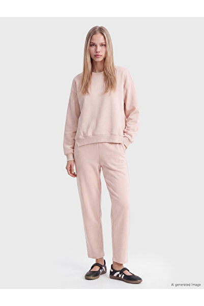 LC Waikiki Özmarka New Season Pink Women's Sweatpants with Elastic Waist
