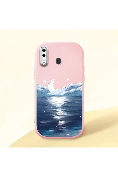 ucuc Samsung Galaxy A20 Compatible Shock-Absorbing Camera Protected Pink Sili...