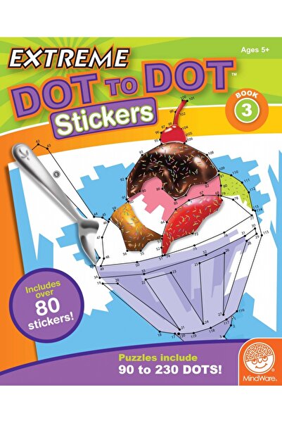 Mindware Autocolante Extreme Dot to Dot: Cartea 3
