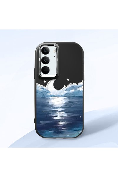 ucuc Realme C75 4g Compatible Shock-Absorbing Camera Protected Black Silicone...