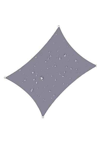Generic Brand Сив сенник 3x2м, водоустойчив, с 4 връзки, за градина, къмпинг,...