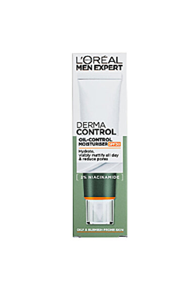 L'Oreal Paris Men Expert Derma Control Cremă hidratantă, ten gras, 40 ml