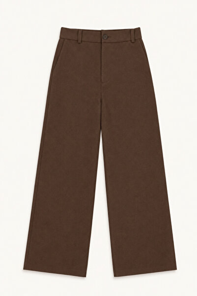 ESİLA KİDS Girls' Pants School and Casual Gabardine Wide Cut Trousers 6-14 Years