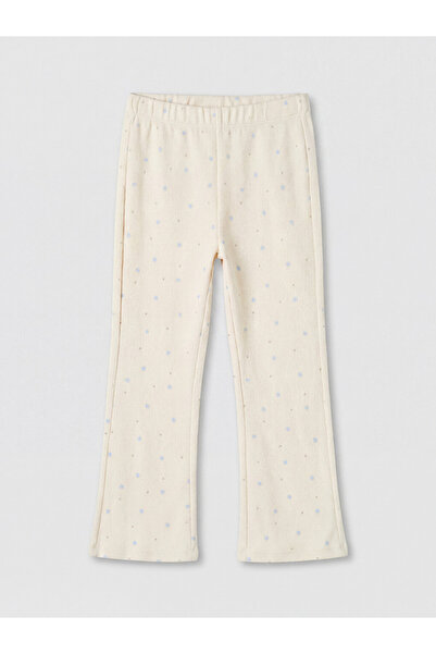 LC Waikiki Ozmarka New Season Beige Spanish Style Girls' Leggings