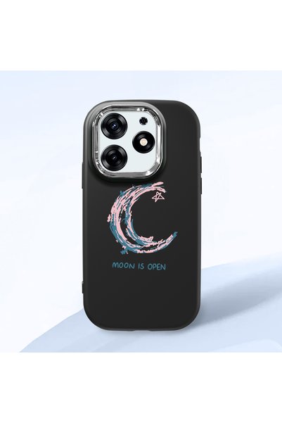 ucuc حافظة سيليكون سوداء متوافقة مع هاتف Tecno Spark 10 Pro(KI7) مع حماية للك...