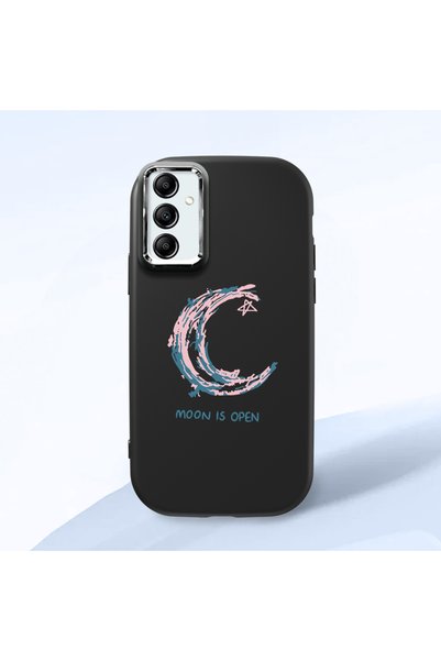 ucuc حافظة سيليكون سوداء متوافقة مع هاتف سامسونج جالاكسي A14 4G/5G، ممتصة للص...