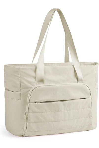 EXCEFORE Lightweight Puffy Tote Bag for Women, Quilted Shoulder Handbag with ...