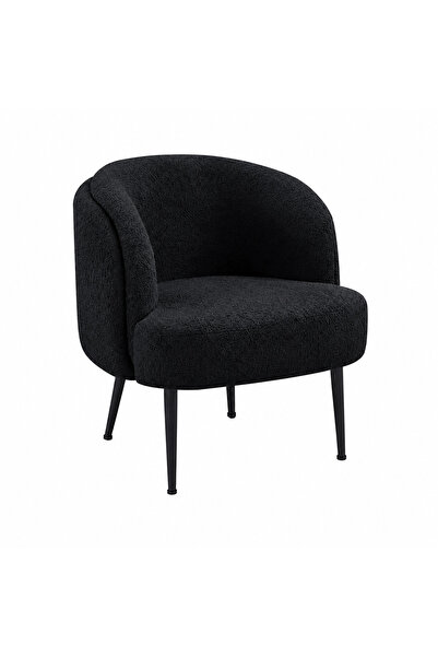 Generic Luxury Black Boucle Chair