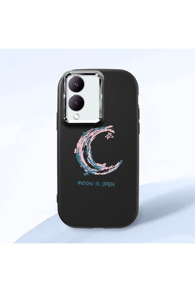 ucuc Vivo Y28 4g Compatible Shock-Absorbent Camera Protected Black Silicone C...