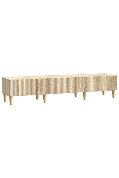 vidaxl Comodă TV Stejar Sonoma 147 x 34,5 x 30 cm Lemn prelucrat