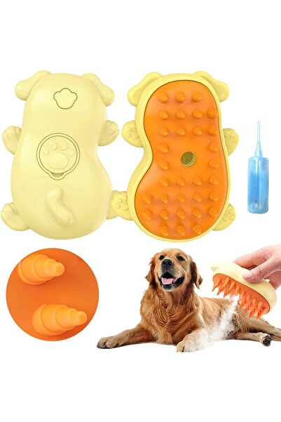 Arabest Electric Pet Spray Massage Comb,One Button Cleaning and Hair Removal ...