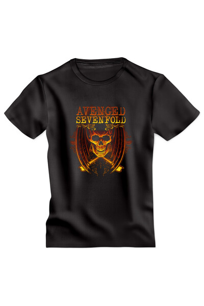 OKTANE Tricou Avenged sevenfold model 1 negru L