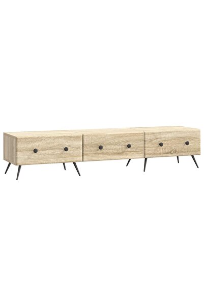 vidaxl Comodă TV Stejar Sonoma 147 x 34,5 x 30 cm Lemn prelucrat