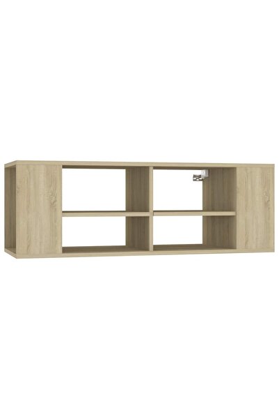 vidaxl Dulap TV montat pe perete, stejar Sonoma, 102x35x35 cm, PAL