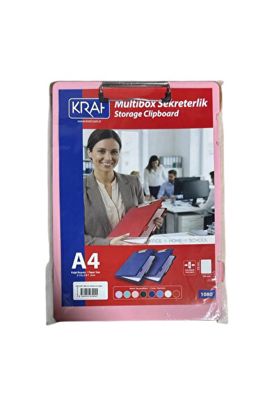 KRAF 1080 Multibox Secretary with Storage Compartment A4 - Dried Rose