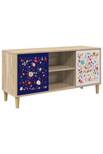 vidaxl Comodă TV MAINZ 102 x 33 x 50 cm Lemn prelucrat Sonoma