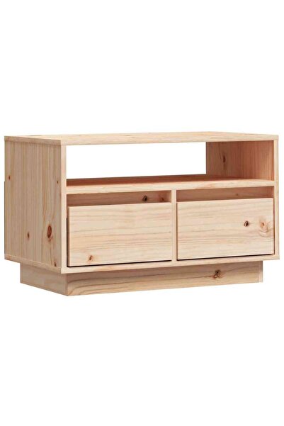 vidaxl Comodă TV, 60x35x37 cm, lemn masiv de pin