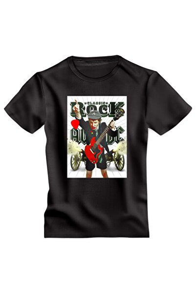 OKTANE Tricou ACDC model 26 negru XS