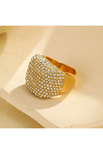 Peach Jewelry Δαχτυλίδι Κομψού Στυλ, Ενισχυμένο, από Χρυσόχρωμο Ανοξείδωτο Ατ...