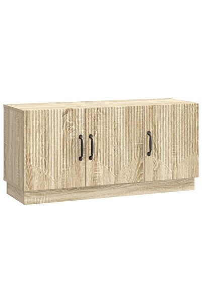 vidaxl Comodă TV Stejar Sonoma 99 x 34,5 x 47 cm Lemn prelucrat