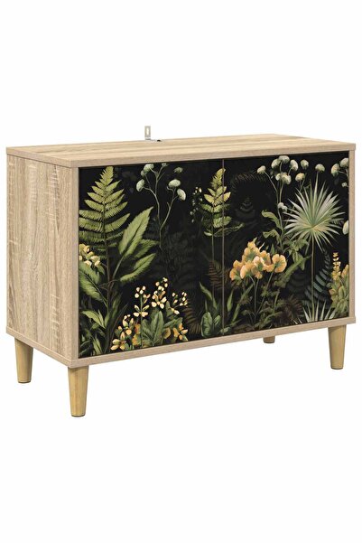 vidaxl Comodă TV RHENEN 69 x 33 x 50 cm Lemn prelucrat Sonoma