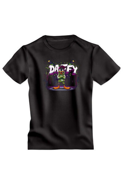 OKTANE Tricou Cartoon model 45 negru XL