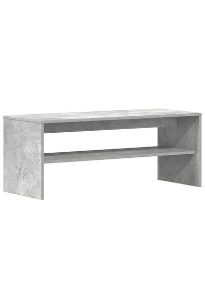 vidaxl Comodă TV, gri beton, 100 x 40 x 40 cm, PAL