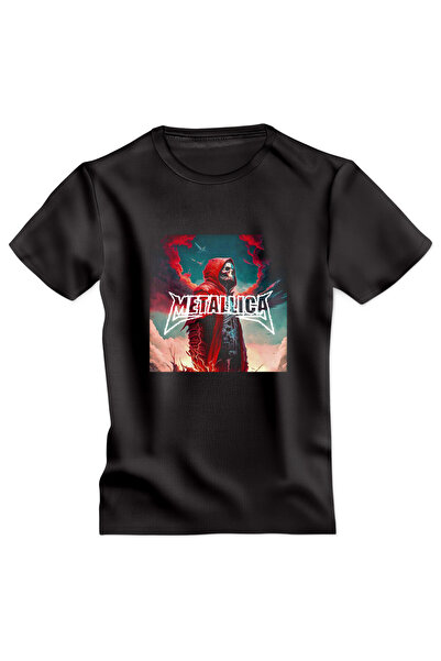 OKTANE Tricou Metallica model 33 negru S