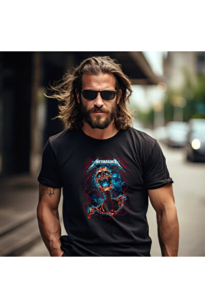 OKTANE Tricou Metallica model 69 negru XS