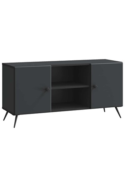vidaxl Cabinet TV 102 x 34,5 x 50 cm Negru Lemn prelucrat