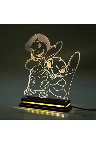 Generic Brand Φωτιστικό LED "Lilo & Stitch" W00890