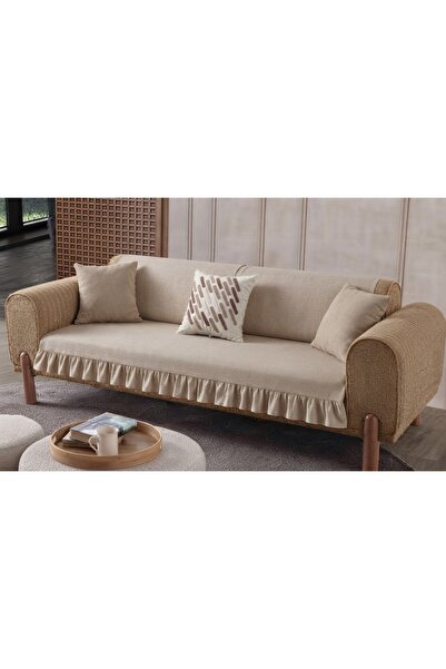 Madame Asel Home Sofa Cover Linen % Cotton Non-Slip Multi-Purpose
