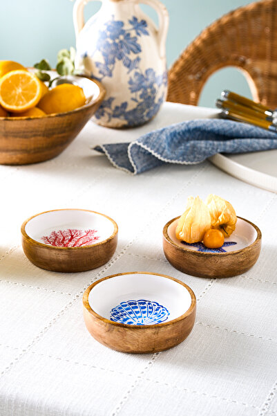 Karaca Home Mango Marin Mercan Çerezlik 10x3 cm