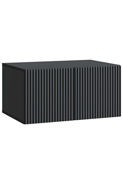 vidaxl Oglindă TV montată pe perete 59,5 x 41 x 30 cm Negru