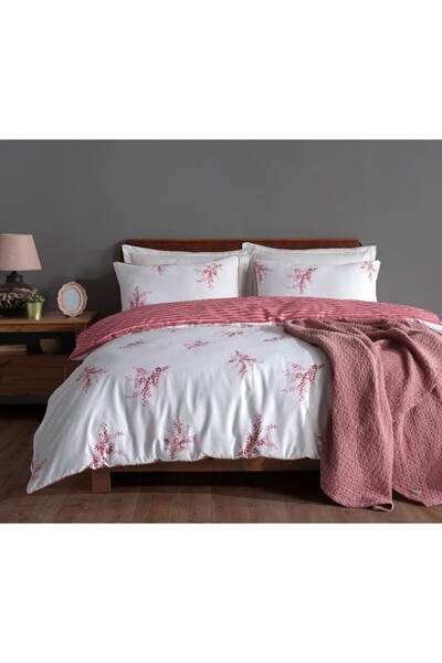 Çapa Home طقم غطاء لحاف مزدوج من قطن البوبلين 100%