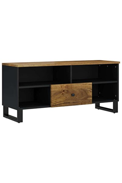 vidaxl Dulap TV, 100x33x46 cm, lemn masiv de mango și lemn prelucrat
