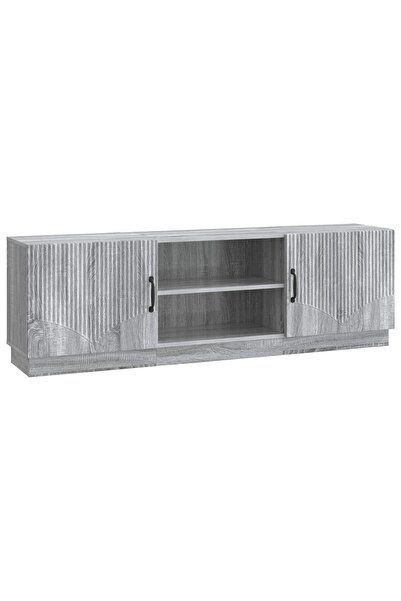vidaxl Comodă TV gri Sonoma 150 x 31 x 47 cm Lemn prelucrat