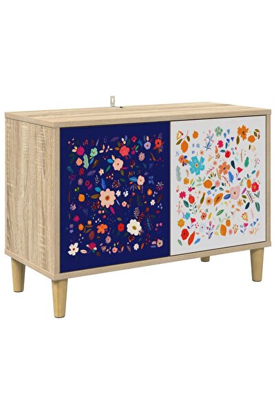 vidaxl Comodă TV MAINZ 69 x 33 x 50 cm Lemn prelucrat Sonoma